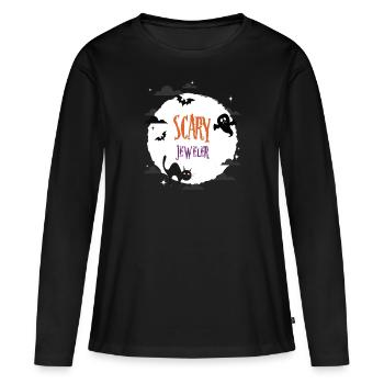 Scary Jeweler - Women's Premium Organic Long Sleeve Shirt - black - Front - Julia (174cm)