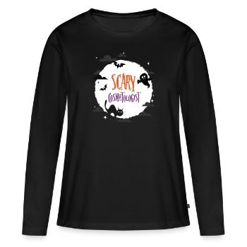 Scary Cosmetologist - Women's Premium Organic Long Sleeve Shirt - black - Front - Julia (174cm)