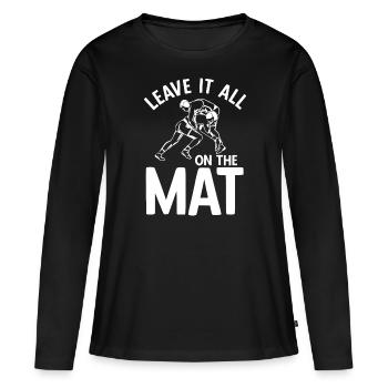 Grappling Martial Arts Wrestling - Frauen Premium Bio Langarmshirt - Schwarz - Vorne - Julia (174cm)