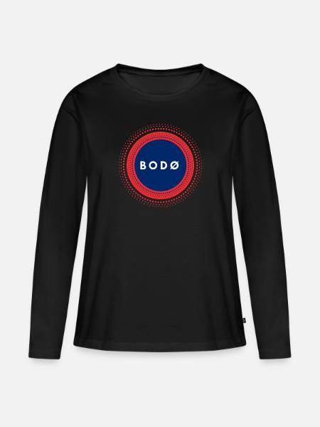 Bodo Norwegen - Frauen Premium Bio Langarmshirt - Schwarz