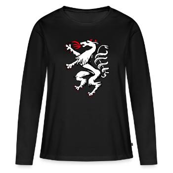 La panthère de Styrie – un symbole fier pour les Styriens - T-shirt manches longues Premium bio Femme - noir - Devant - Julia (174cm)