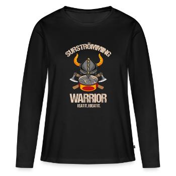 Surströmming Warrior Challenge Sweden Puant - T-shirt manches longues Premium bio Femme - noir - Devant - Julia (174cm)