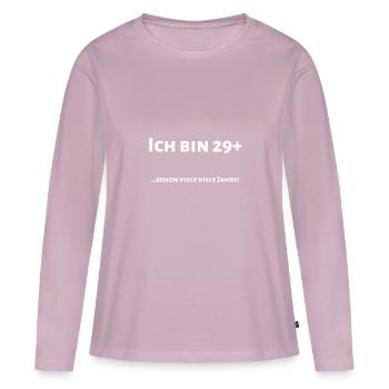29+ Geburtstags-Design - Frauen Premium Bio Langarmshirt - Altrosa - Vorne - Julia (174cm)