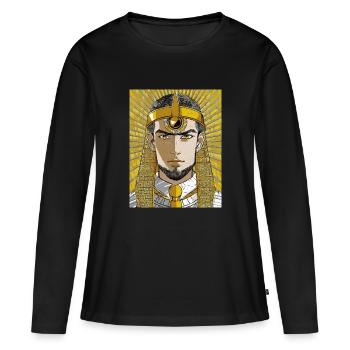 Egyptian Pharaoh - Women's Premium Organic Long Sleeve Shirt - black - Front - Julia (174cm)