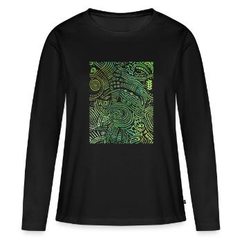 Urban Graphics - Women's Premium Organic Long Sleeve Shirt - black - Front - Julia (174cm)