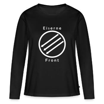 Eiserne Fron - Drei Pfeile - T-shirt manches longues Premium bio Femme - noir - Devant - Julia (174cm)