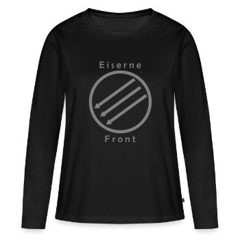 Eiserne Fron - Drei Pfeile - T-shirt manches longues Premium bio Femme - noir - Devant - Julia (174cm)