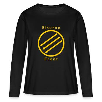 Eiserne Fron - Drei Pfeile - T-shirt manches longues Premium bio Femme - noir - Devant - Julia (174cm)