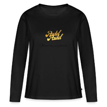 Glasses are your friends - Women's Premium Organic Long Sleeve Shirt - black - Front - Julia (174cm)