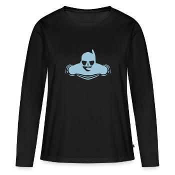 Underwater fighter - Women's Premium Organic Long Sleeve Shirt - black - Front - Julia (174cm)