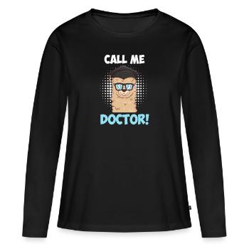 Doctorate 2022 Doctorate Thesis Disputation - Women's Premium Organic Long Sleeve Shirt - black - Front - Julia (174cm)