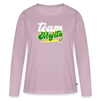 team mojito personalized humor gift idea - Women's Premium Organic Long Sleeve Shirt - dusky pink - Front - Julia (174cm)
