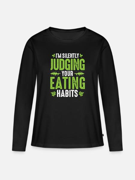 Ernährungsberater Ernährungsberatung Diätassistent - Frauen Premium Bio Langarmshirt - Schwarz