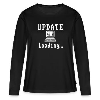 Update 40.0 Loading... - Women's Premium Organic Long Sleeve Shirt - black - Front - Julia (174cm)