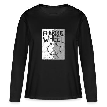 The Chemistry - Ferris Wheel! - Gift - Women's Premium Organic Long Sleeve Shirt - black - Front - Julia (174cm)