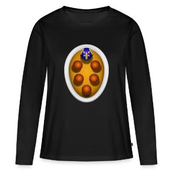 Armoiries des Médicis - T-shirt manches longues Premium bio Femme - noir - Devant - Julia (174cm)