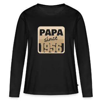 1956 1956 - Frauen Premium Bio Langarmshirt - Schwarz - Vorne - Julia (174cm)