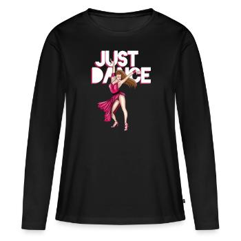 Danse sportive de salon Latin Sexy Dancer - T-shirt manches longues Premium bio Femme - noir - Devant - Julia (174cm)