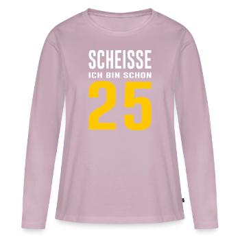 25. Geburtstag Geschenk Spruch - Frauen Premium Bio Langarmshirt - Altrosa - Vorne - Julia (174cm)