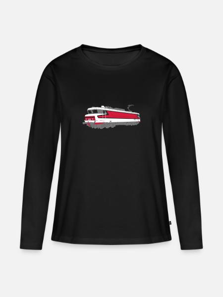 CC 6500 - Frauen Premium Bio Langarmshirt - Schwarz