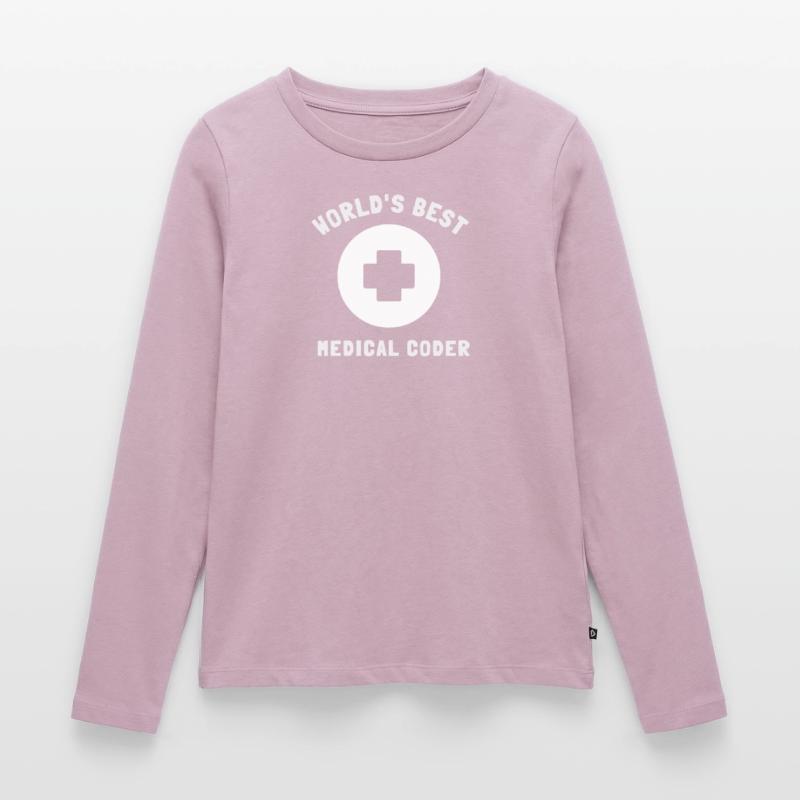 Medical Coder Coding VA Nurse And Clinical Coding Frauen Premium Bio Langarmshirt