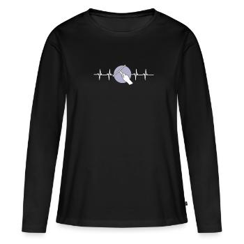 Window Cleaner Services Car Window Cleaning Window - Women's Premium Organic Long Sleeve Shirt - black - Front - Julia (174cm)