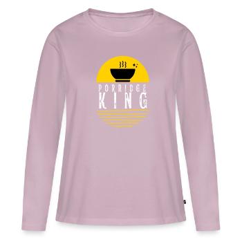 Cereal Grits Kasha Upma Rice And Morning Cornmeal - Women's Premium Organic Long Sleeve Shirt - dusky pink - Front - Julia (174cm)