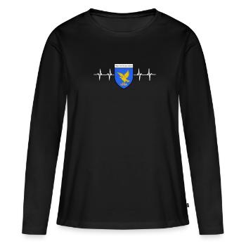 Venise Gondole Italie Venise - T-shirt manches longues Premium bio Femme - noir - Devant - Julia (174cm)