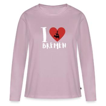 Bremen Town Musicians - Frauen Premium Bio Langarmshirt - Altrosa - Vorne - Julia (174cm)