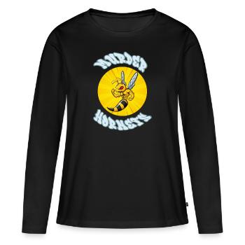 Murder Hornets Killer Hornets - Women's Premium Organic Long Sleeve Shirt - black - Front - Julia (174cm)