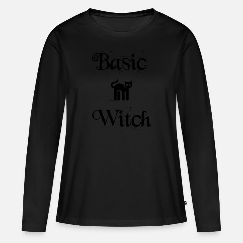 Basic Witch - Women's Premium Organic Long Sleeve Shirt - black