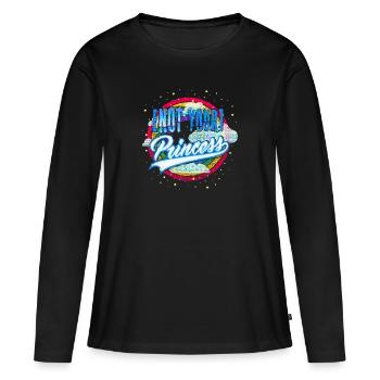 Not your Princess (Rainbow) - Women's Premium Organic Long Sleeve Shirt - black - Front - Julia (174cm)