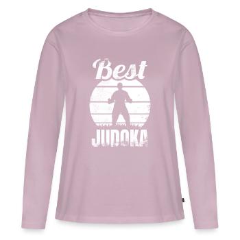 Judoka - Women's Premium Organic Long Sleeve Shirt - dusky pink - Front - Julia (174cm)