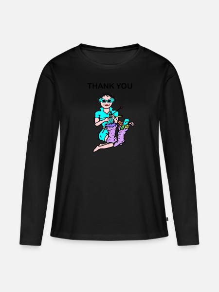 Geld - Frauen Premium Bio Langarmshirt - Schwarz