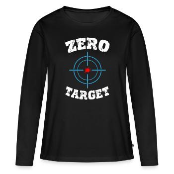 Zero Shoot - Sniper - Women's Premium Organic Long Sleeve Shirt - black - Front - Julia (174cm)