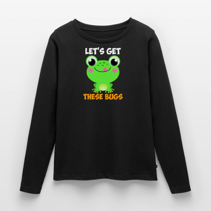 Obtenons ces Bugs Frog Programmer T-shirt manches longues Premium bio Femme