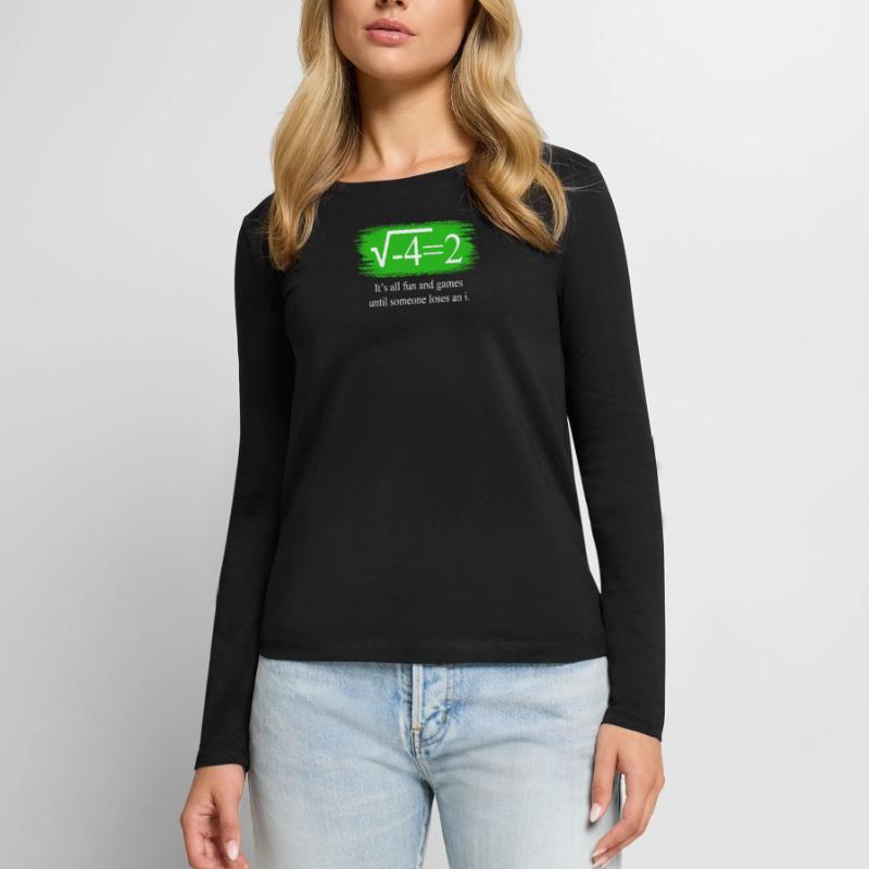 Funny Math Saying Complex Numbers Women's Premium Organic Long Sleeve Shirt