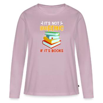 Amateurs de livres Amateurs de livres Livres Amis lisant - T-shirt manches longues Premium bio Femme - rose poudré - Devant - Julia (174cm)