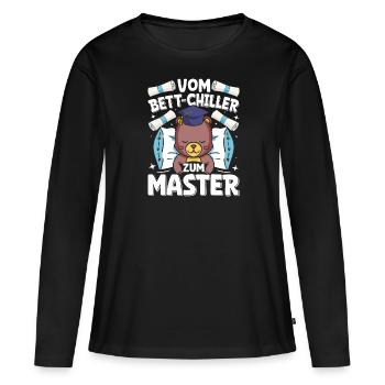 Mémoire de maîtrise réalisé du refroidisseur de lit au lit - T-shirt manches longues Premium bio Femme - noir - Devant - Julia (174cm)