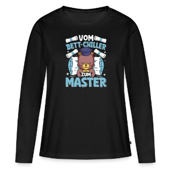 Mémoire de maîtrise réalisé du refroidisseur de lit au lit - T-shirt manches longues Premium bio Femme - noir - Devant - Julia (174cm)