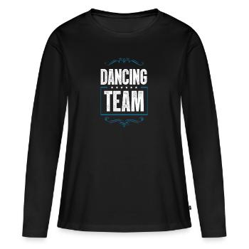 Dancing Crew - Frauen Premium Bio Langarmshirt - Schwarz - Vorne - Julia (174cm)