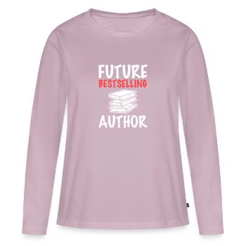 Author - Women's Premium Organic Long Sleeve Shirt - dusky pink - Front - Julia (174cm)