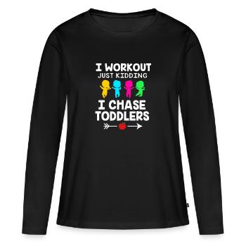 Daycare Center Education Educator Educator - Women's Premium Organic Long Sleeve Shirt - black - Front - Julia (174cm)