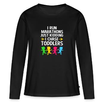 Kindergarten Education Educator Educator - Women's Premium Organic Long Sleeve Shirt - black - Front - Julia (174cm)