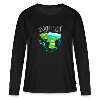 Water pistol - Women's Premium Organic Long Sleeve Shirt - black - Front - Julia (174cm)