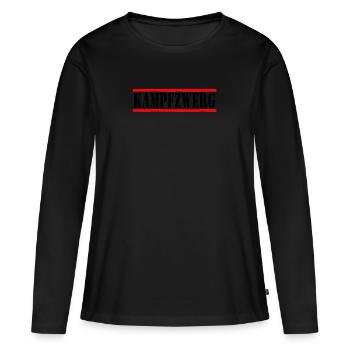 Kampfzwerg schwarz - Frauen Premium Bio Langarmshirt - Schwarz - Vorne - Julia (174cm)