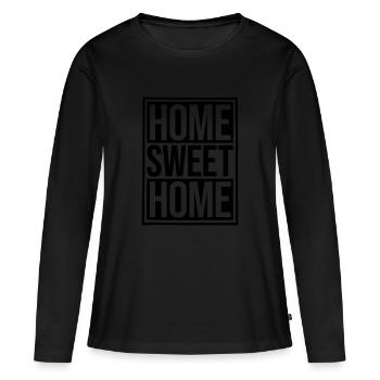 Home Sweet Home - Women's Premium Organic Long Sleeve Shirt - black - Front - Julia (174cm)