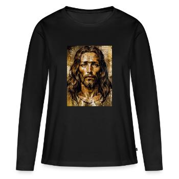 The Suffering Messiah - Women's Premium Organic Long Sleeve Shirt - black - Front - Julia (174cm)