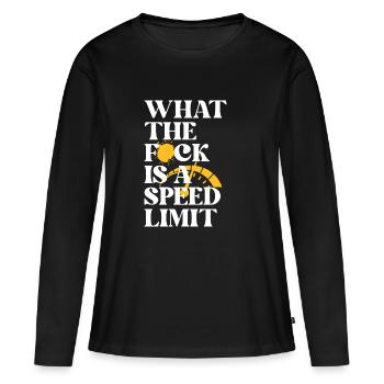 Auto - Frauen Premium Bio Langarmshirt - Schwarz - Vorne - Julia (174cm)