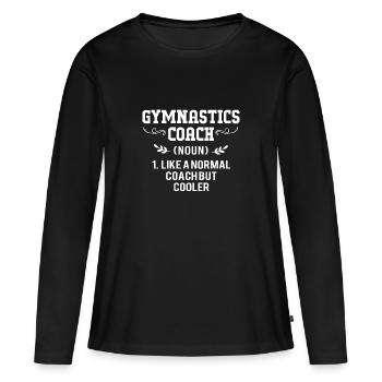 Gymnasts Athletics Gymnastics - Women's Premium Organic Long Sleeve Shirt - black - Front - Julia (174cm)
